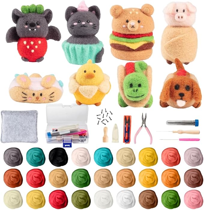 Needle Felting Kit for Beginners by Idiy