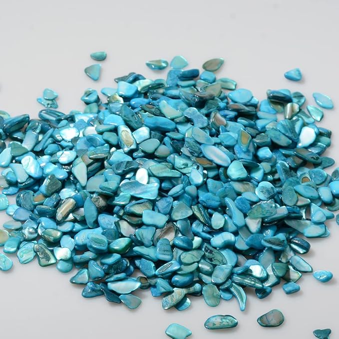 QICQDRAM Crushed Shells for Crafts About 1LB Small Natural Crushed Shells Bulk - Image 2