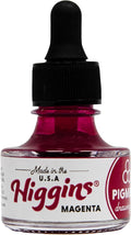 Higgins Magenta Pigmented Drawing Ink by Higgins