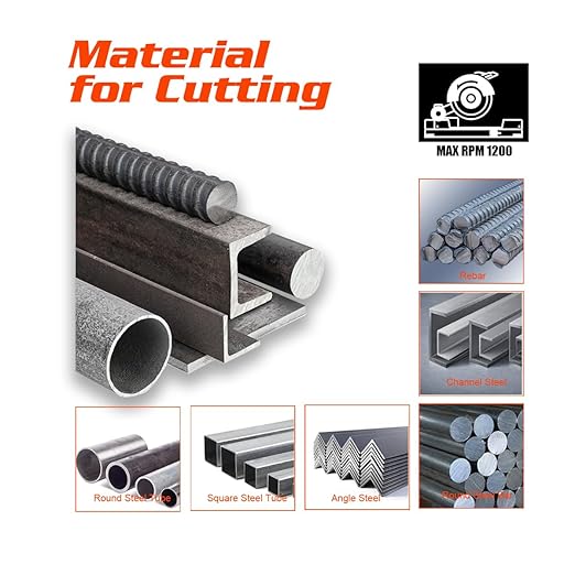 14 Inch 66-Teeth Metal Chop Saw Blade, Industrial Grade, Cermet Tipped Carbide, Dry Cut Ferrous Metal for Chop Saw, Table Saw