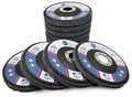 Benchmark Abrasives 4.5" x 7/8" Premium High Density Jumbo Zirconia Type 29 Flap Discs 4 1/2 for Angle Grinder, Sanding Discs, Finishing - Grinding Wheels 4 1/2 Inch - (3000 Pack) Mixed Grit Pack