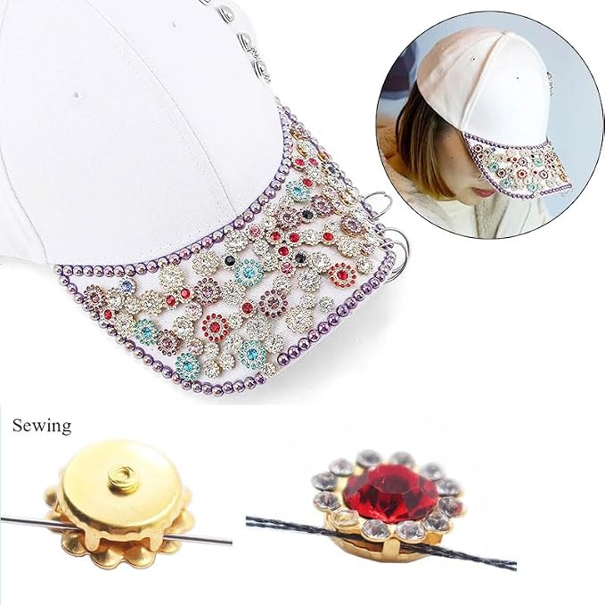 100pcs Crystals Glass Sew on Rhinestones - Image 4