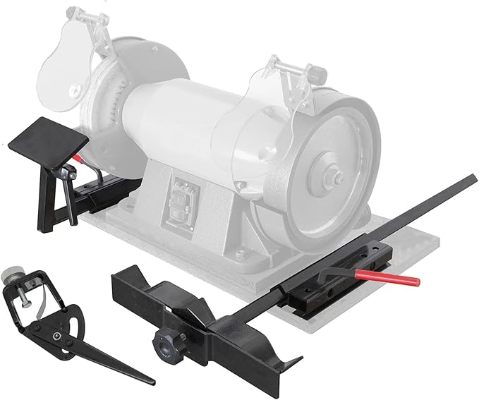 Lathe Tool Sharpening Jig, Multi-Grind Jig for Grinders, Woodturning Chisels and Tools, Sharpening Gouges, Chisels, Scrapers, Parting tools, Skews, and Carving Tools.