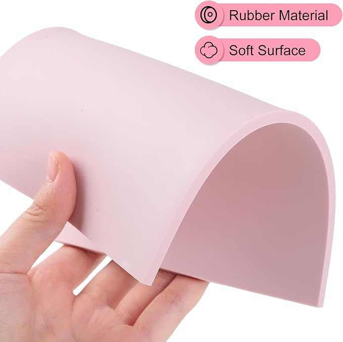 8 Pack 8"x6" Pale Pink Linoleum Blocks - Image 3