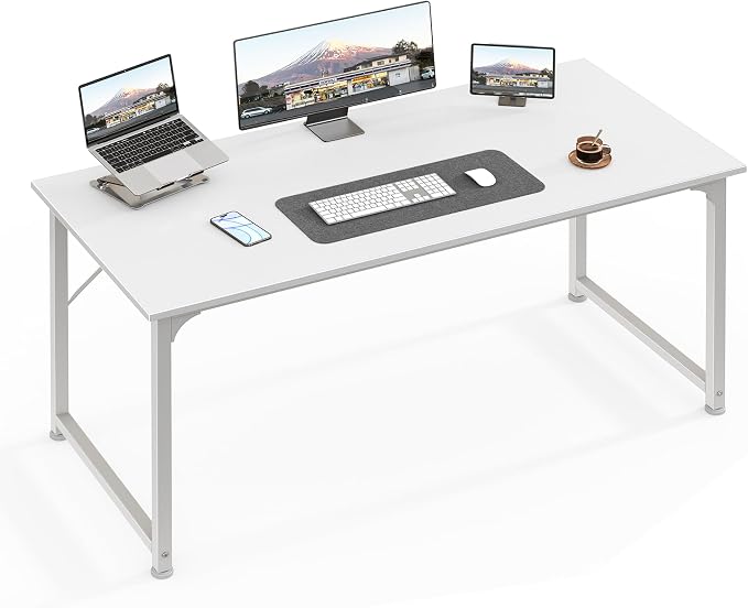 Huuger Computer Desk, 48 Inch Office Desk, Gaming Desk by Huuger