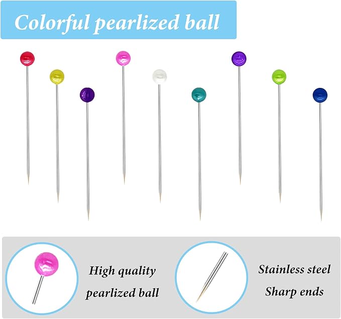 1000pcs Sewing Pins Straight Pin - Image 3