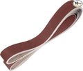 HARFINGTON 2 x 72 Inch Sanding Belts, 10 Pcs 400 Grits Aluminum Oxide Abrasive Belt Sander File Belt for Woodworking, Metal Polishing, Knife Sharpener