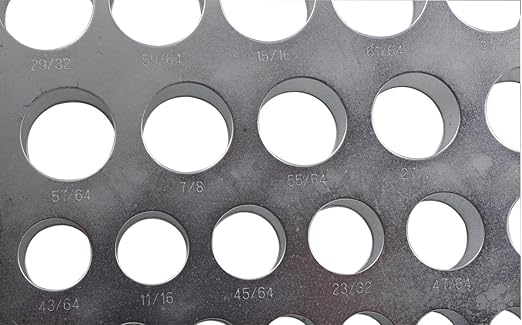 HHIP 8600-0411R 33 Piece Transfer Punch Rack, 1/2-1"