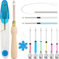 AUGSUN 13Pcs Punch Needle Kit, Punch Needle Tool Adjustable Punch Needle by AUGSUN