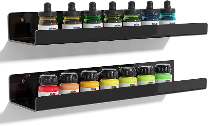 upsimples 2 Pcs 15" Acrylic Shelves by upsimples