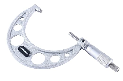 Accusize Industrial Tools 75-100mm by 0.01mm Ultra-Precision Outside Micrometer, EG00-0100