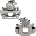 SCITOO Rear Left+Right Brake Calipers With Bracket 18B5263 18B5262 Compatible For Ford For Explorer 2011-2015 For Ford For Flex 2010-2014 For Ford For Taurus 2013-2014 For Lincoln MKT 2010-2013