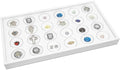 Ikee Design 24 Gem Showcase Stackable Jewelry Display Tray by IkeeDesign