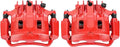 SCITOO Rear Left+Right Brake Calipers With Bracket 18-B4752 18-B4753 Compatible For Ford For Excursion 2000-2005 For Ford For F-250 Super Duty 2000-2004 For Ford For F-350 Super Duty 2000-2004