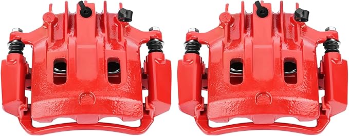 SCITOO Rear Left+Right Brake Calipers With Bracket 18-B4752 18-B4753 Compatible For Ford For Excursion 2000-2005 For Ford For F-250 Super Duty 2000-2004 For Ford For F-350 Super Duty 2000-2004