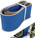 4 x 36 Inch Sanding Belts, 6 Pcs 120 Grit, Zirconia Sanding Belts for Fine Finishing, Metal Polishing, Woodworking