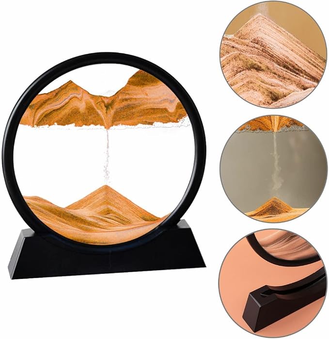Arthink Moving Sand Art Picture, Liquid Motion 3D Sea Sandscape in Motion - Image 3