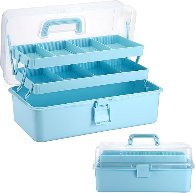 Tackle Box, 16-Inch Extra Large Art Storage Box by BTSKY