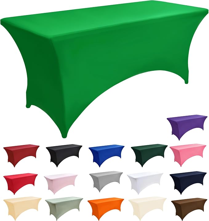 2-Pack 8ft Spandex Table Covers - Image 3
