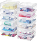Clear Plastic Hobby Art Craft Organizer, Storage Containers | Stackable Design by OMNISAFE