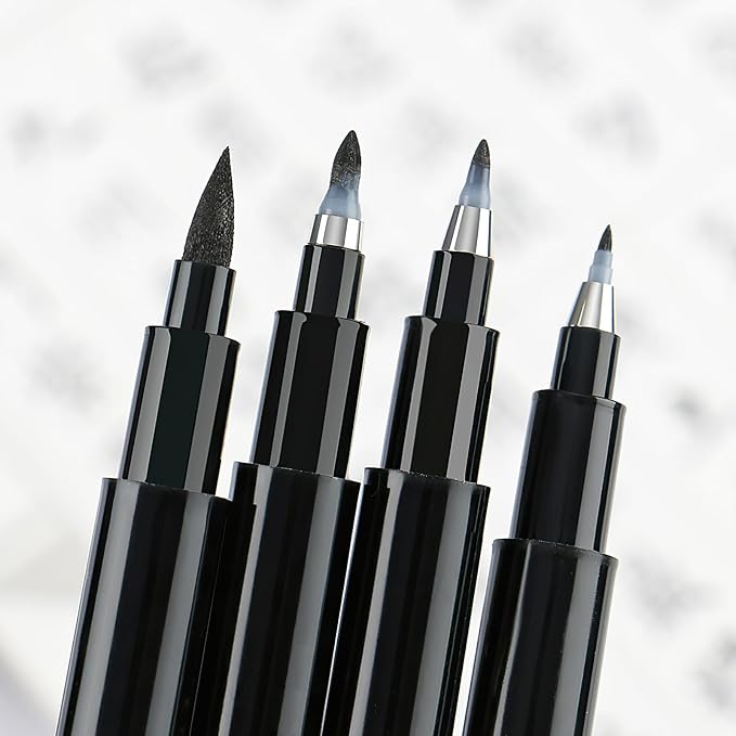 SAYEEC Calligraphy Brush Pens, Refillable Hand Lettering Pen - Image 4