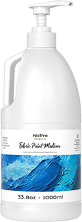 Nicpro Professional Effects Fabric Medium, 33.8oz Bottle by Nicpro