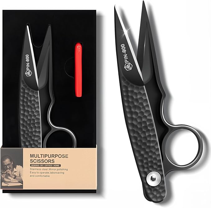 Premium Sewing Scissors, Sharp Precision Thread Snips by Eptchn