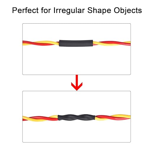 XHF 1.5 Inch (39mm) 3:1 Waterproof Heat Shrink Tubing Marine Grade Wire Cable Adhesive Lined Tube Insulation Seal Against Moisture Corrosion and Air Leakage, 4 Ft Black