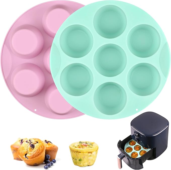 Sakolla 2 Pack Silicone Egg Bite Molds by Sakolla