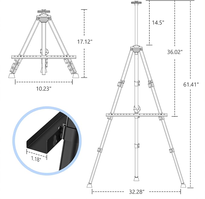 Art Painting Display Easel Stands - Image 3