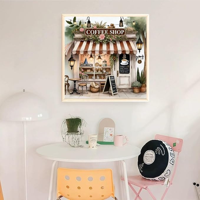 KYOQFVN Coffee Shop Cross Stitch Kits - Image 6