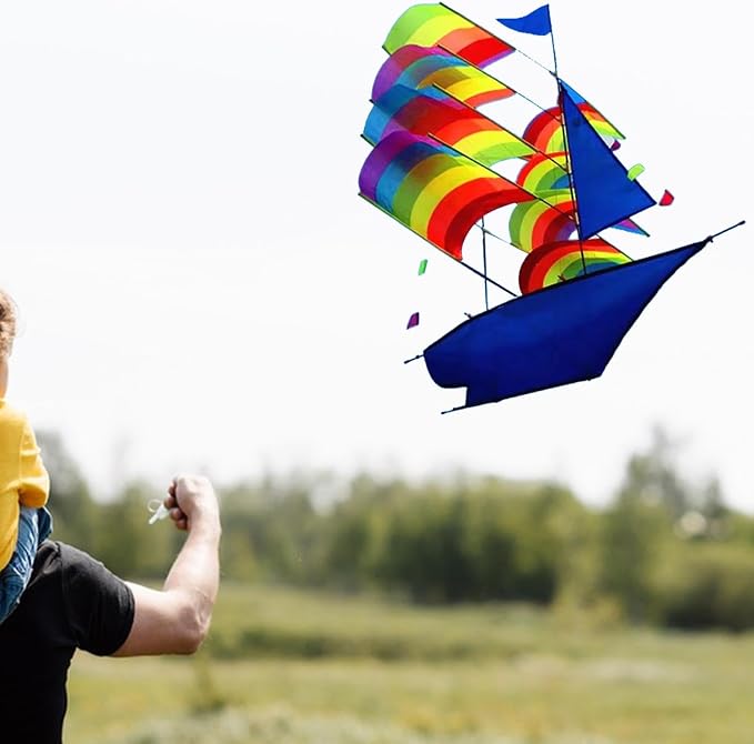 Big Kite Rotating Kite Giant Easy to Fly Soft Lotus-Shaped Soft Kite Flying - Image 2