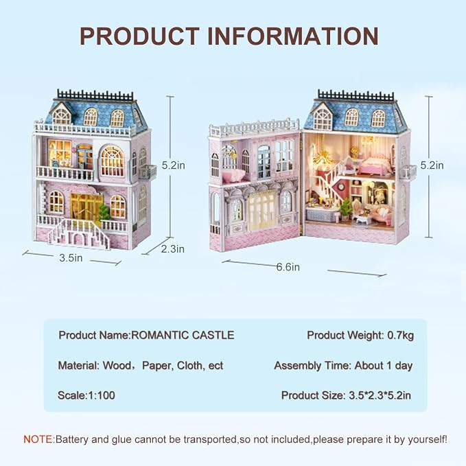 CUTEROOM Wooden Miniature House Kit - Image 6