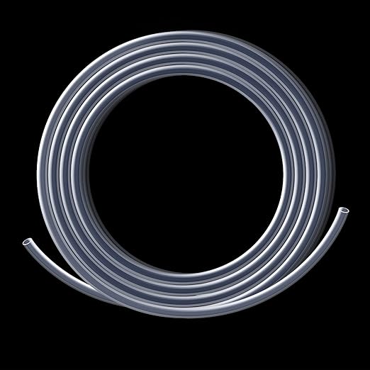 XHF 1/4 Inch 3:1 Waterproof Clear Heat Shrink Tubing Marine Grade Wire Cable Adhesive Lined Tube Insulation Seal Against Moisture Corrosion and Air Leakage, 20 Ft