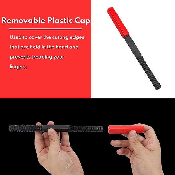 TOMMARS 15-Piece Metric Thread Chaser Set, M6 M8 M10 M12 Thread Restorer Tool Rethreading Repair Kit