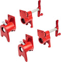 3/4" 2-Pack Pipe Clamp for Woodworking Heavy Duty Cast Iron Quick Release Pipe Clamps with stand Home Improvement, Workshop and Construction Site