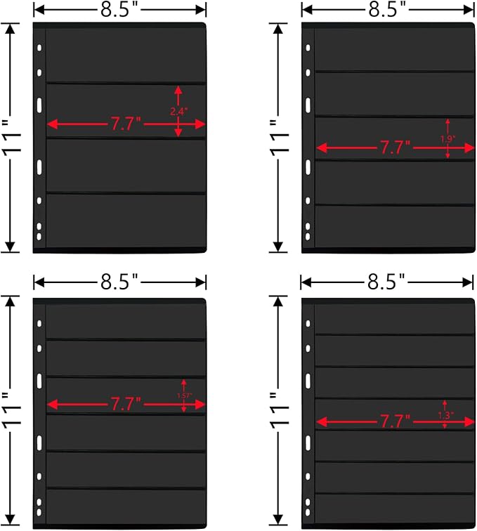 MUQING 9 Sizes Stamp Pages - Image 3