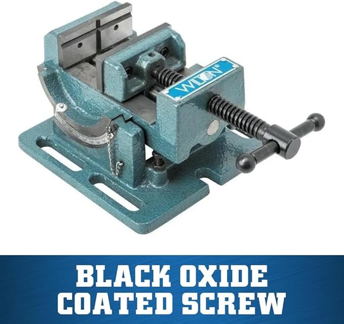 Wilton Cradle-Style Angle Drill Press Vise, 3" Jaw Width & Opening, 1-1/8" Jaw Depth (Model CR3)