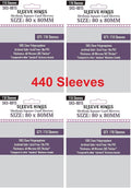 Sleeve Kings Medium Square Card Sleeves 80 X 80 mm by SleeveKings