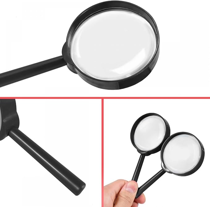 SenseYo 24 PCS Magnifying Glass 5X Mini Kids Magnifying Glass - Image 6