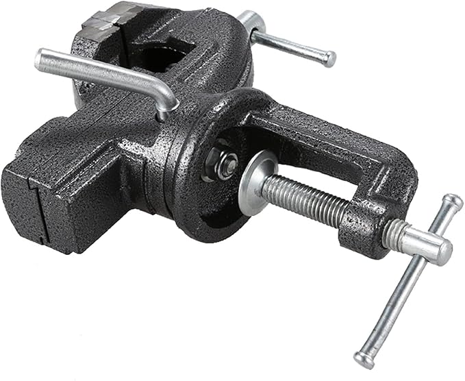Bench Vise Heavy Duty 2.5 inch Table Clamp On Vise, Bench-Table Vice Clamp with 2-inch Jaw Width and 2 1/2 inch Jaw Opening, Woodworking Workbench Vise with Bolts & Nuts