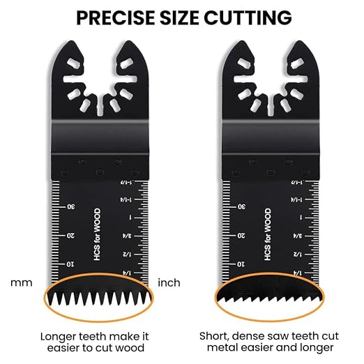CONNOO 158 Pack Oscillating Saw Blades, Oscillating Tool Blades - Image 6