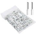 Fidioto AWG22 Wire Ferrules Terminals, 1000pcs AWG22 Terminal Connector Wire Insulated Cord Pin Ends Terminals for Electric, Industrial, Chemical Industry, Power Control System, etc.