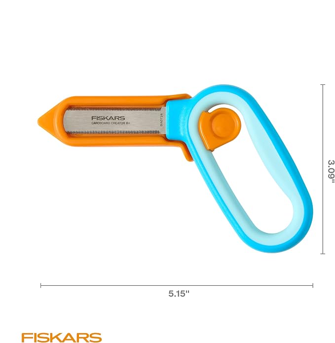 Fiskars Kids Cardboard Creator – Safer Cardboard Cutting Tool - Image 9