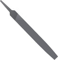 6-inch Flat Medium Cut File Double Cut Teeth High Carbon Steel Hand File Single Cut Hardened Without Handle Ideal for Wood, Metal, Plastic
