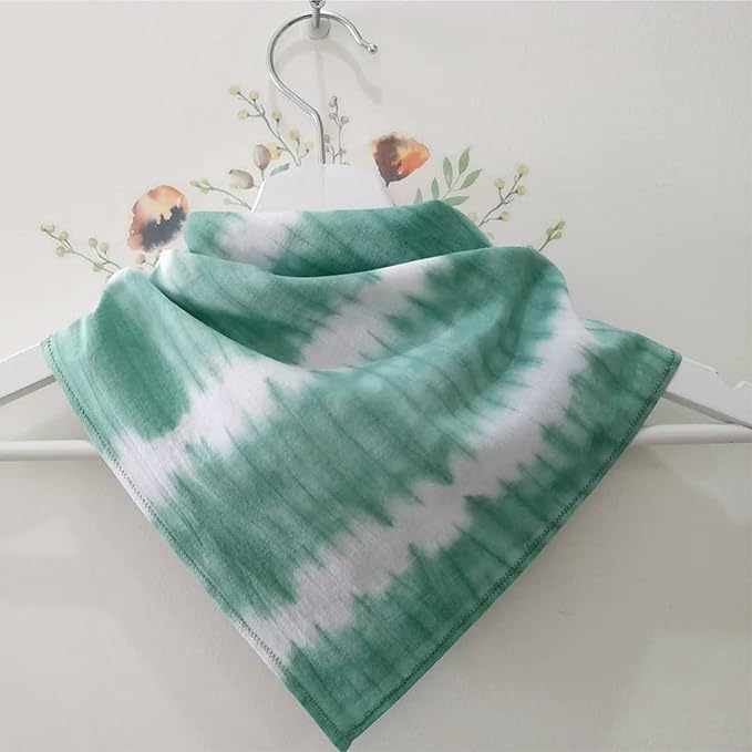 White Bandana for Tie Dye Party Supplies Plain Solid Cotton Large Headband Head - Image 6
