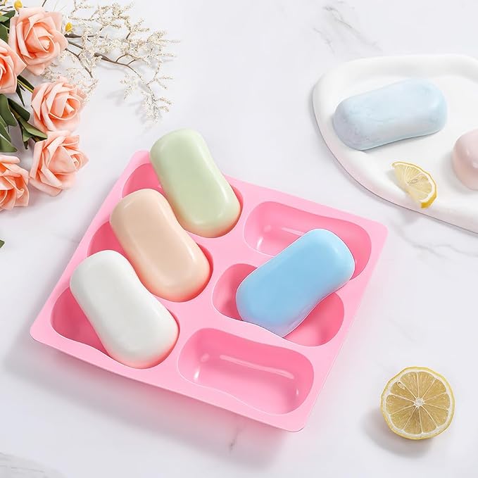 SJ Silicone Soap Molds 2 Packs, DIY Soap Molds - Image 2