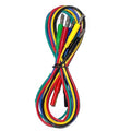 5Pcs Multimeter Test Lead Extension Male to Female Connector 4mm Banana Plug to Jack Heavy Duty 14AWG Silicone Wires Meter Leads Probes 6 Feet