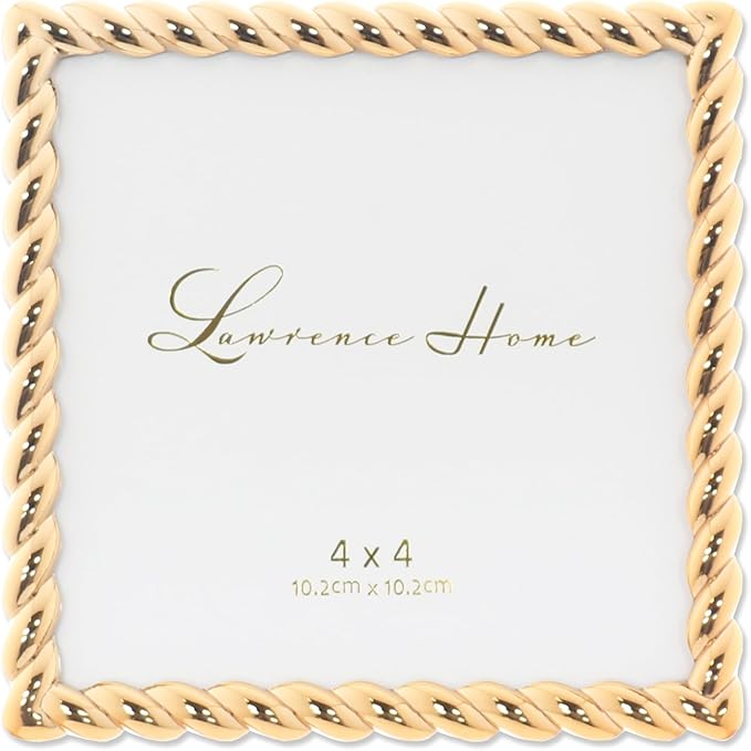 Lawrence Frames Metal Frame, Rope Design, 4x4 Square by LawrenceFrames