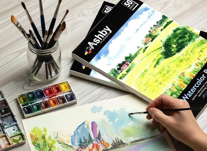100 Sheets of Practice Watercolor Paper - Image 3